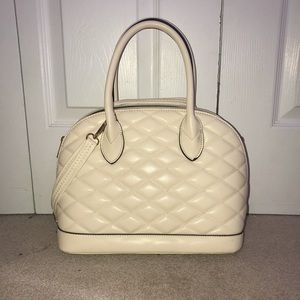 Cream colored purse